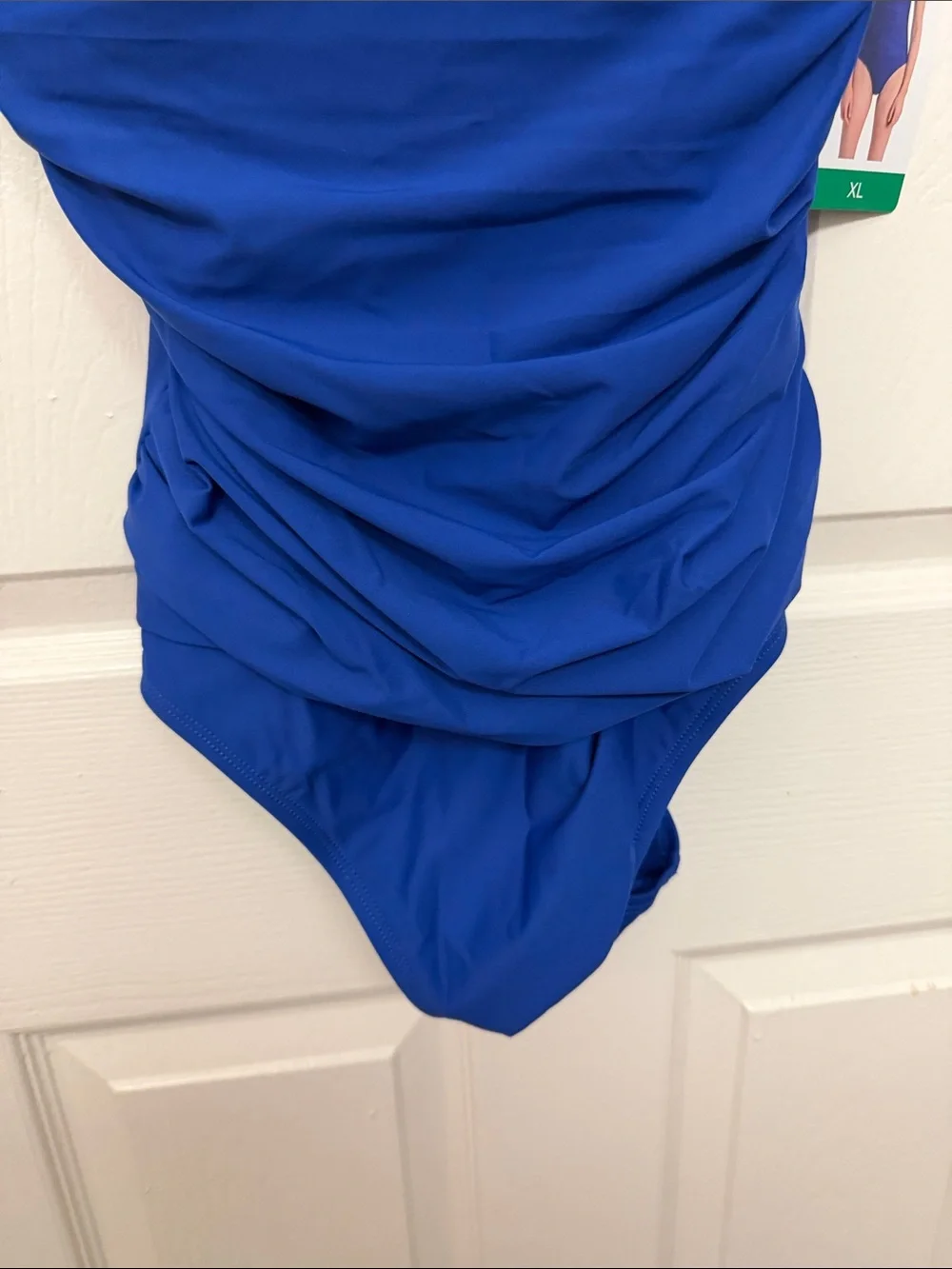 DKNY Ruffle One-Piece Swimsuit - Picture 4 of 7